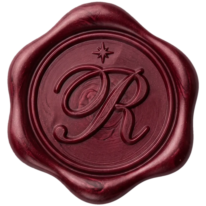 Ruby Estate Care wax seal